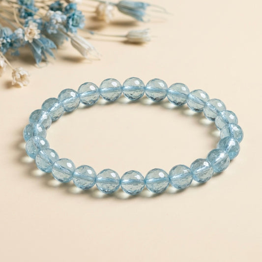 Blue Topaz Bracelet (Clarity and Communication)