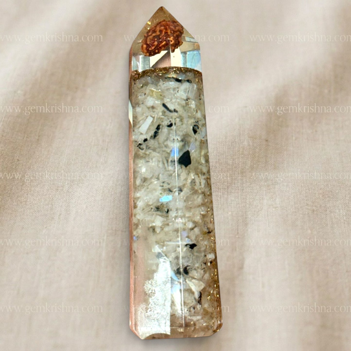 Moonstone Crystal Tower (Intuition and Emotional Balance)
