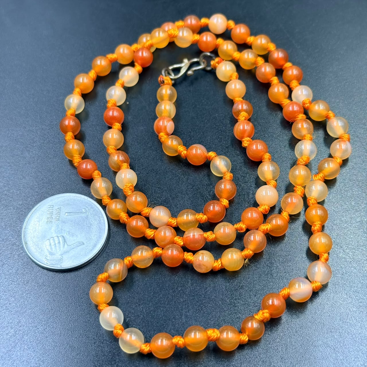 Red Carnelian Jaap Mala (Courage & Motivation)