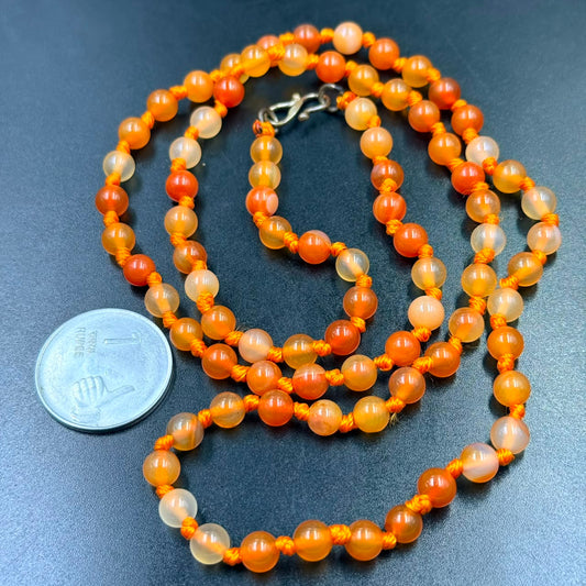 Red Carnelian Jaap Mala (Courage & Motivation)