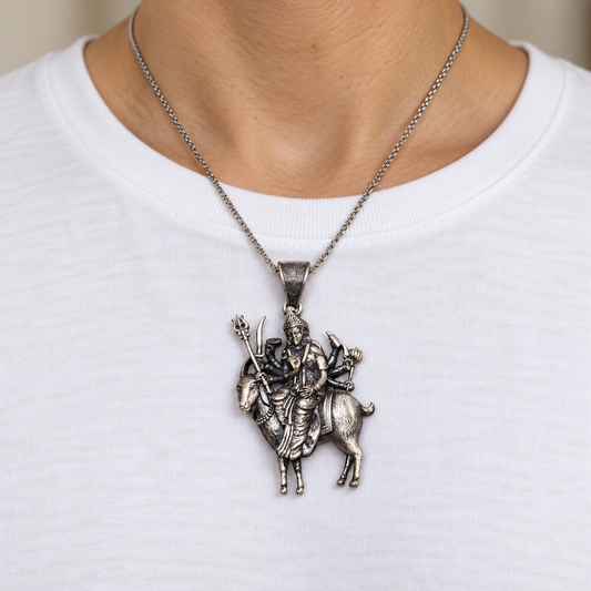 925 Silver Meldi Maa Pendant – 12 g (Protection & Blessings)