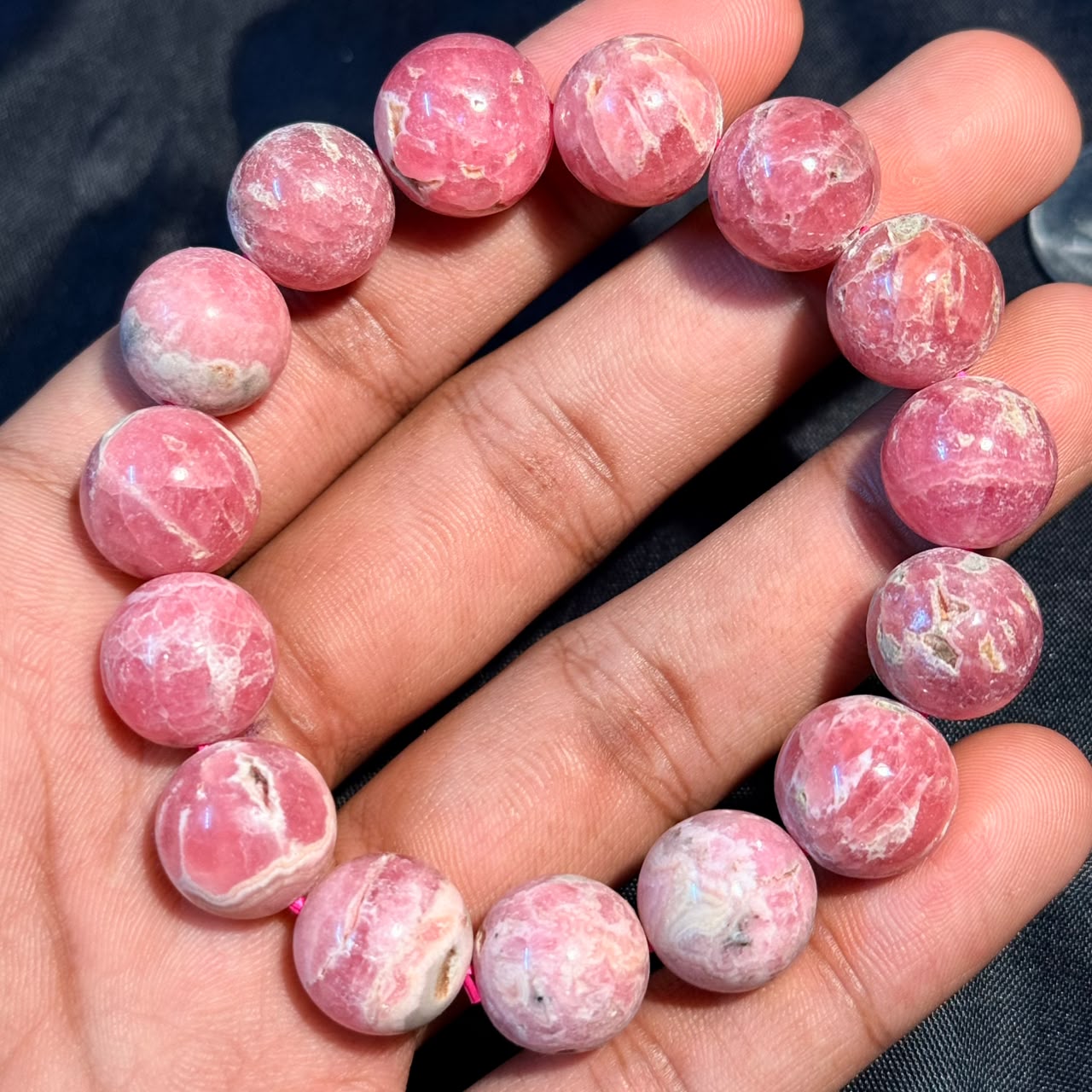Rhodochrosite AAA Bracelet (Love & Emotional Healing)