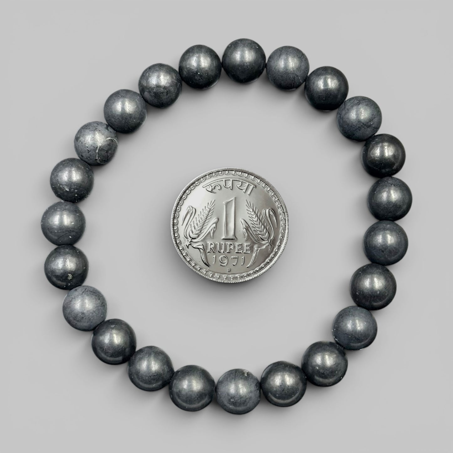 Black Shungite Bracelet (Protection and Grounding)