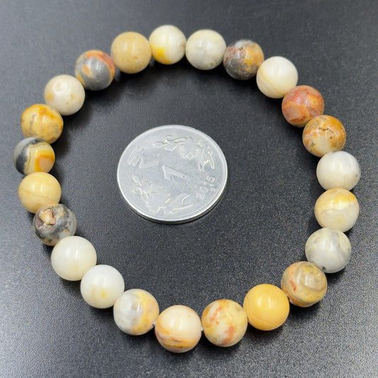 Crazy Lace Agate Bracelet (Joy, Balance and Vibrant Energy)