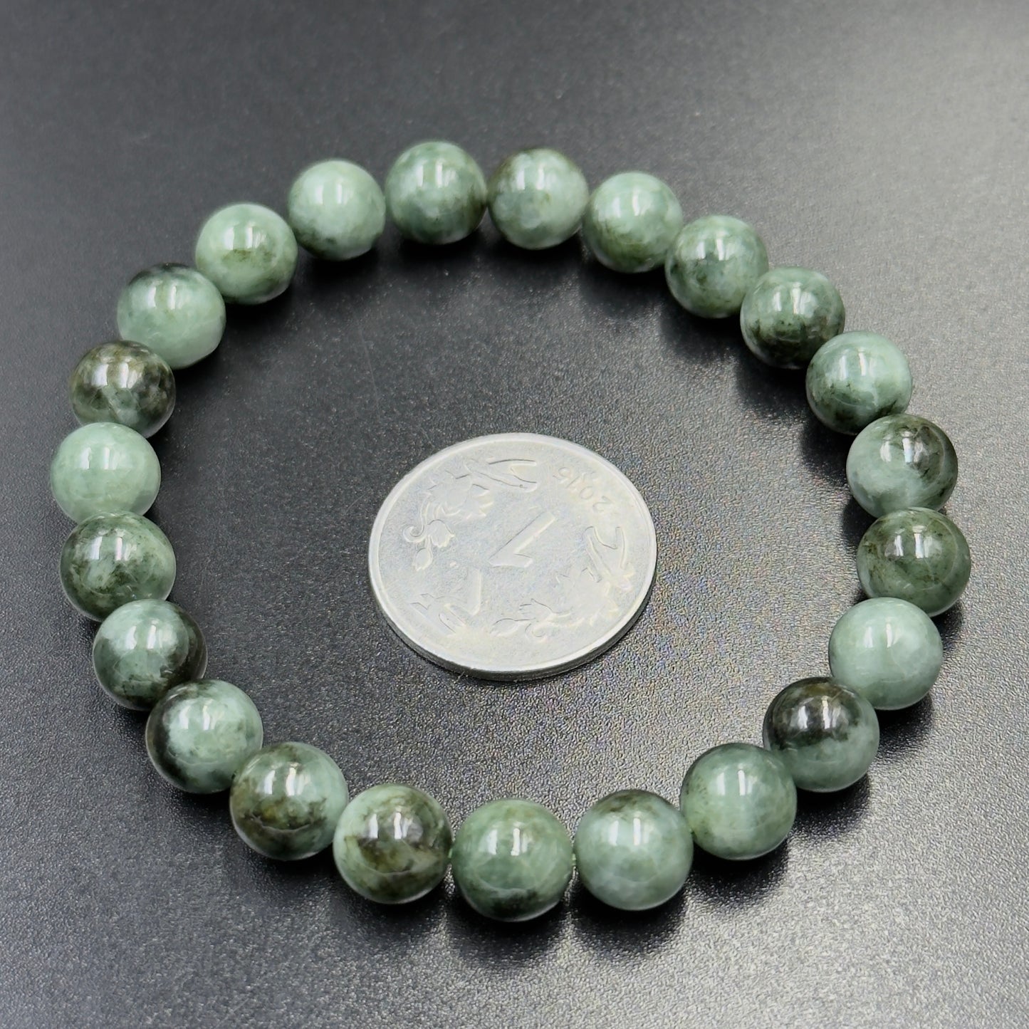 Natural Nephrite Jade Bracelet (Harmony and Prosperity)