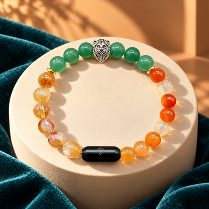Growth, Confidence & Courage Natural Gemstone Bracelet with Lab Report | GemKrishna