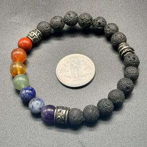 Grounding Lava Chakra Bracelet