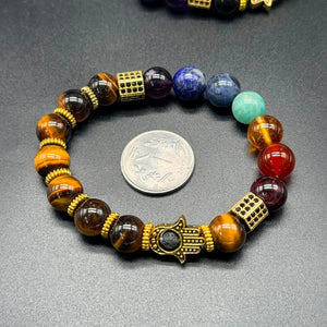 Tiger Eye Focus Chakra Bracelet