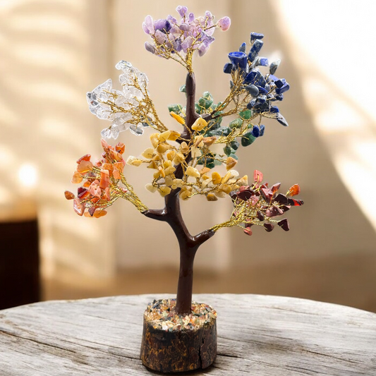 7 Chakra Natural Stone Tree