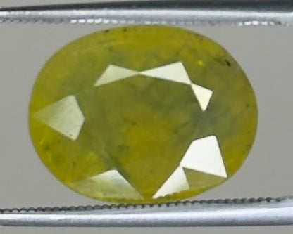 Bi-Color Yellow Sapphire (Pitambari) – 10.21 Carat Oval Cut, Heated| Gemkrishna product video 1