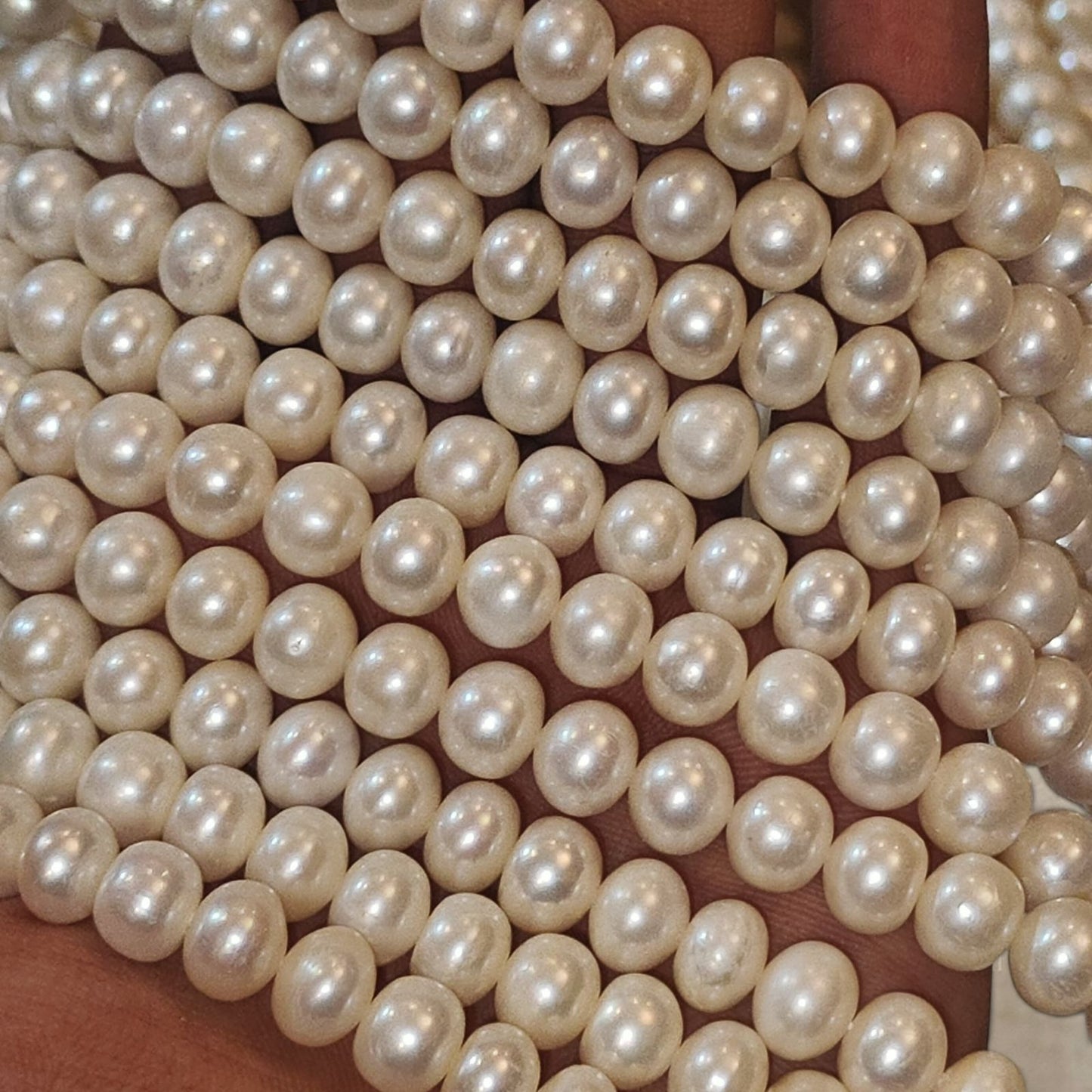 Pearl Loose Line (Elegant Pearl Beads for Jewelry Making)