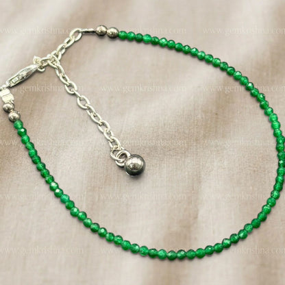 Green Onyx Anklet (Harmony and Confidence)