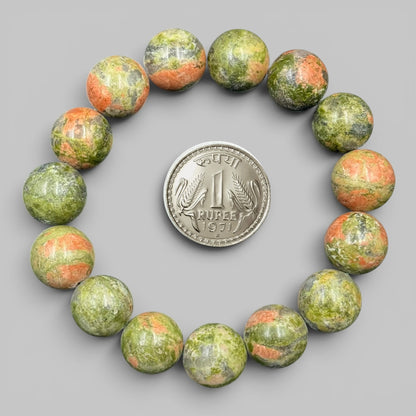 Unakite Bracelet (Emotional Healing & Balance)