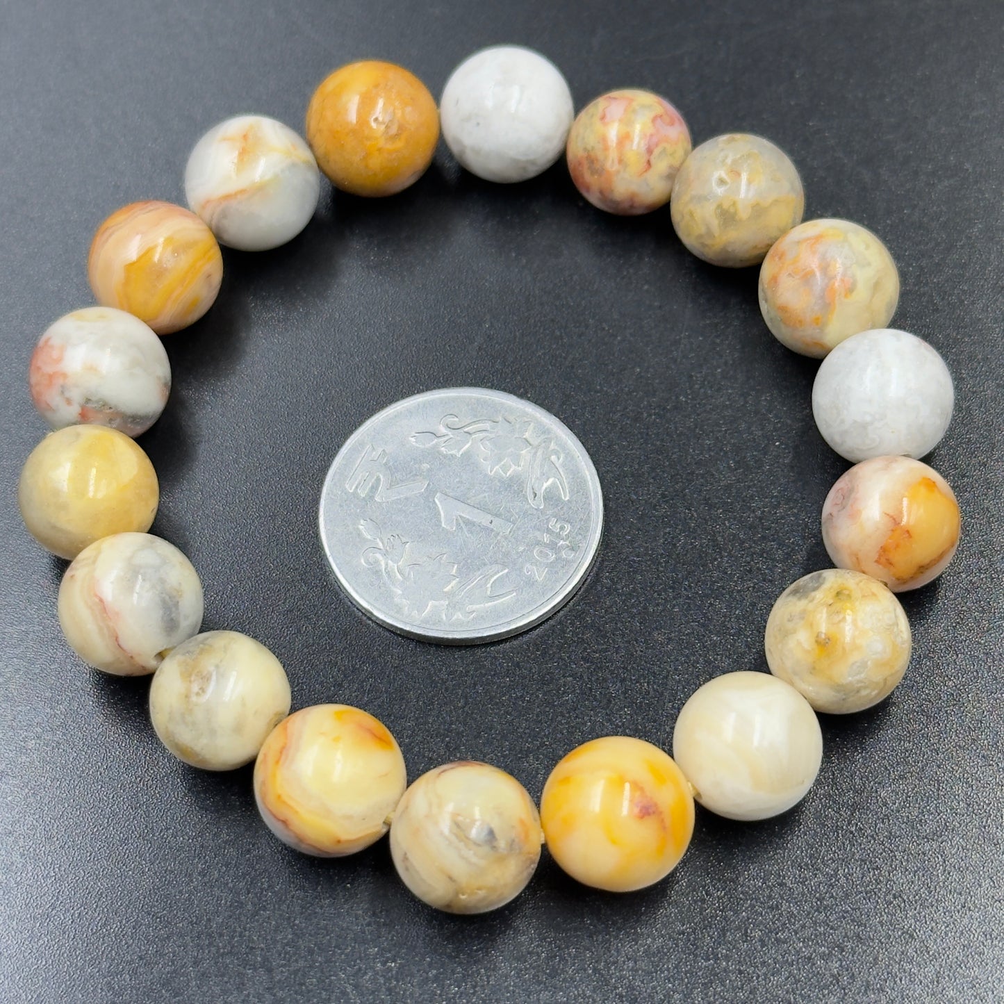 Crazy Lace Agate Bracelet (Joy, Balance and Vibrant Energy)