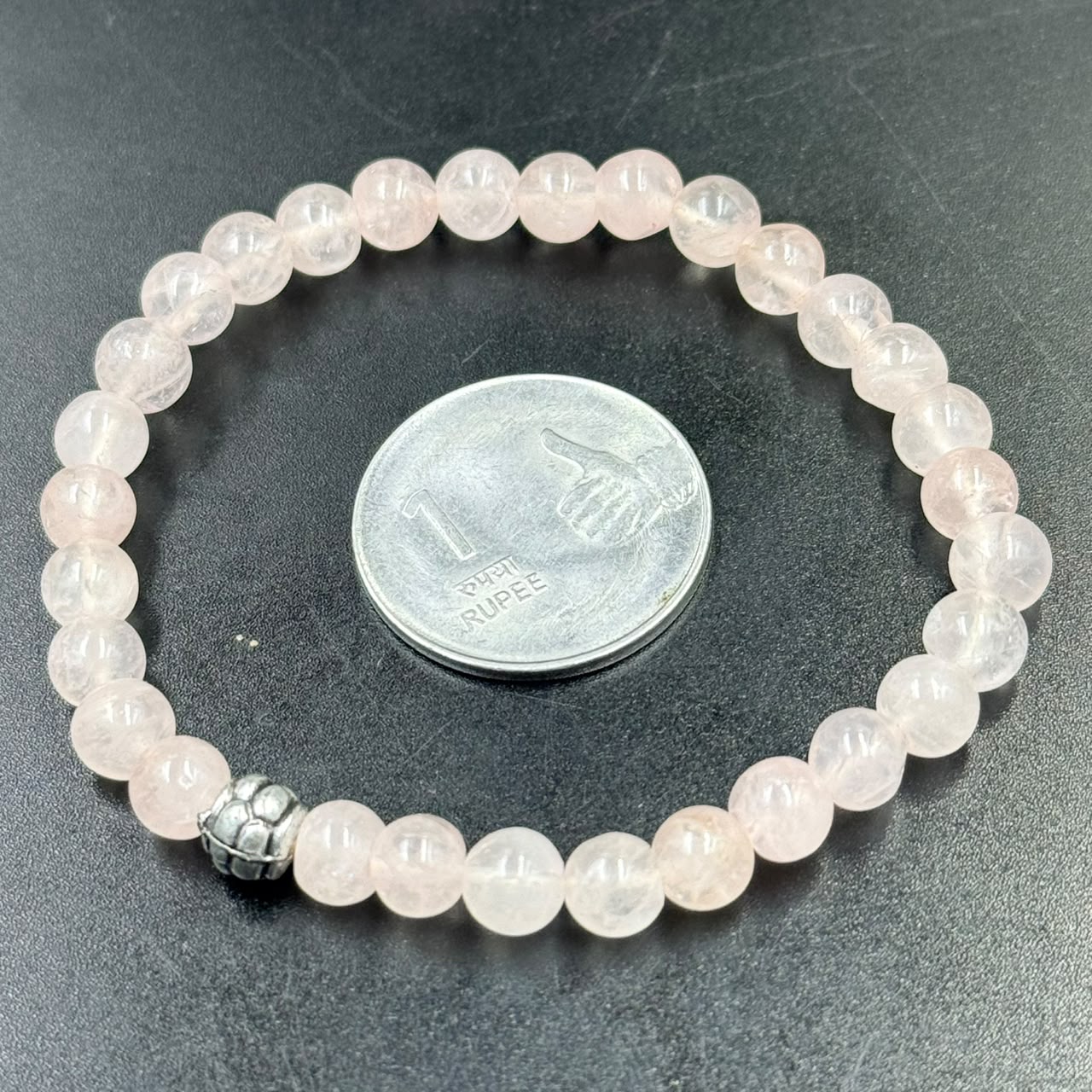 Rose Quartz 6mm Bracelet (Love & Emotional Harmony)