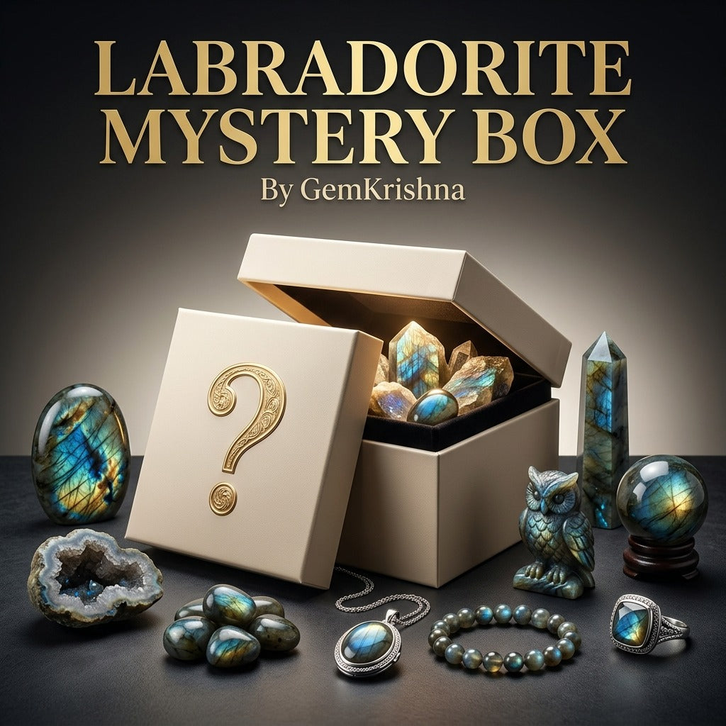Labradorite Crystal Mystery Box (Protection and Intuition)
