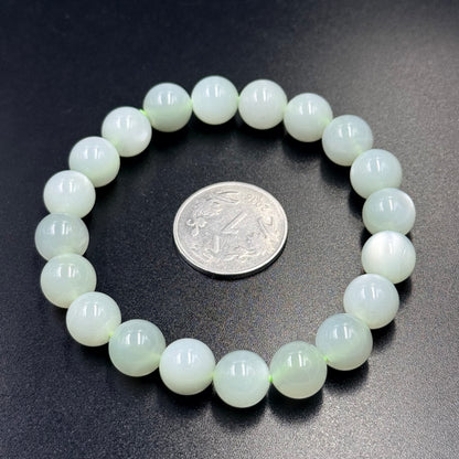 Green Moonstone (Garnierite) Bracelet (Calmness and Intuition)