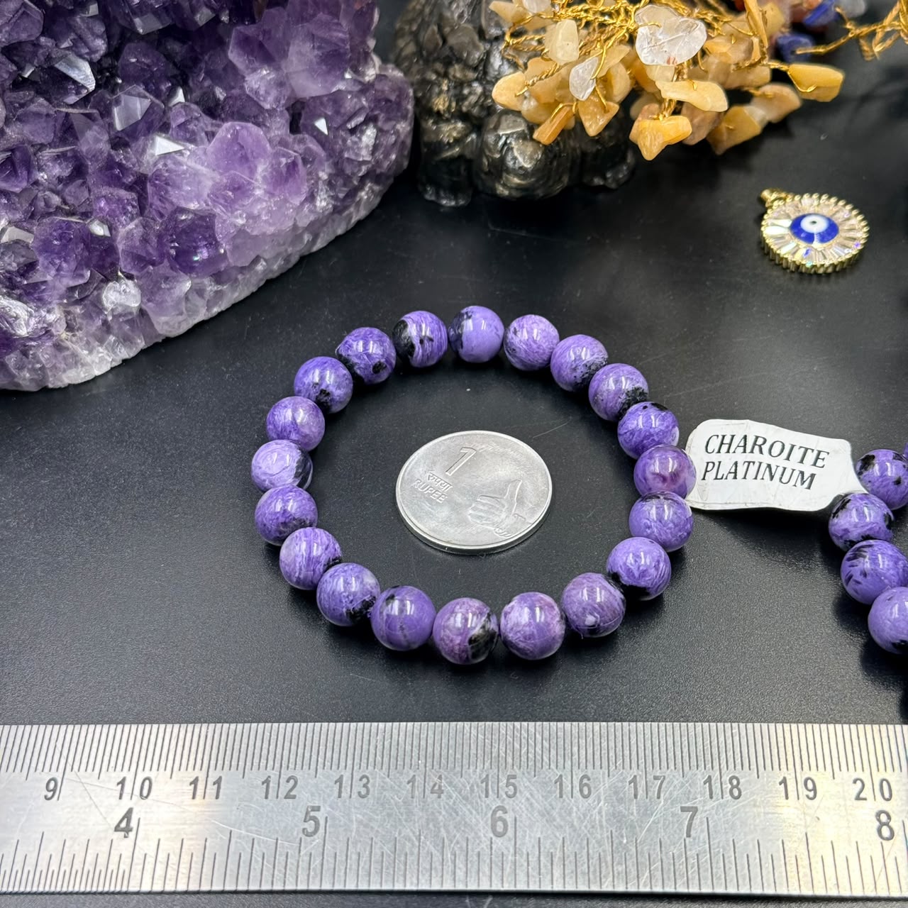 Charoite Bracelet (Transformation, Intuition & Inner Strength)