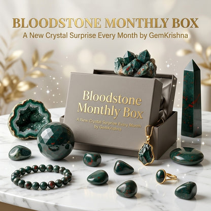 Bloodstone Monthly Box – Receive Crystal Gifts Every Month (Strength & Protection)