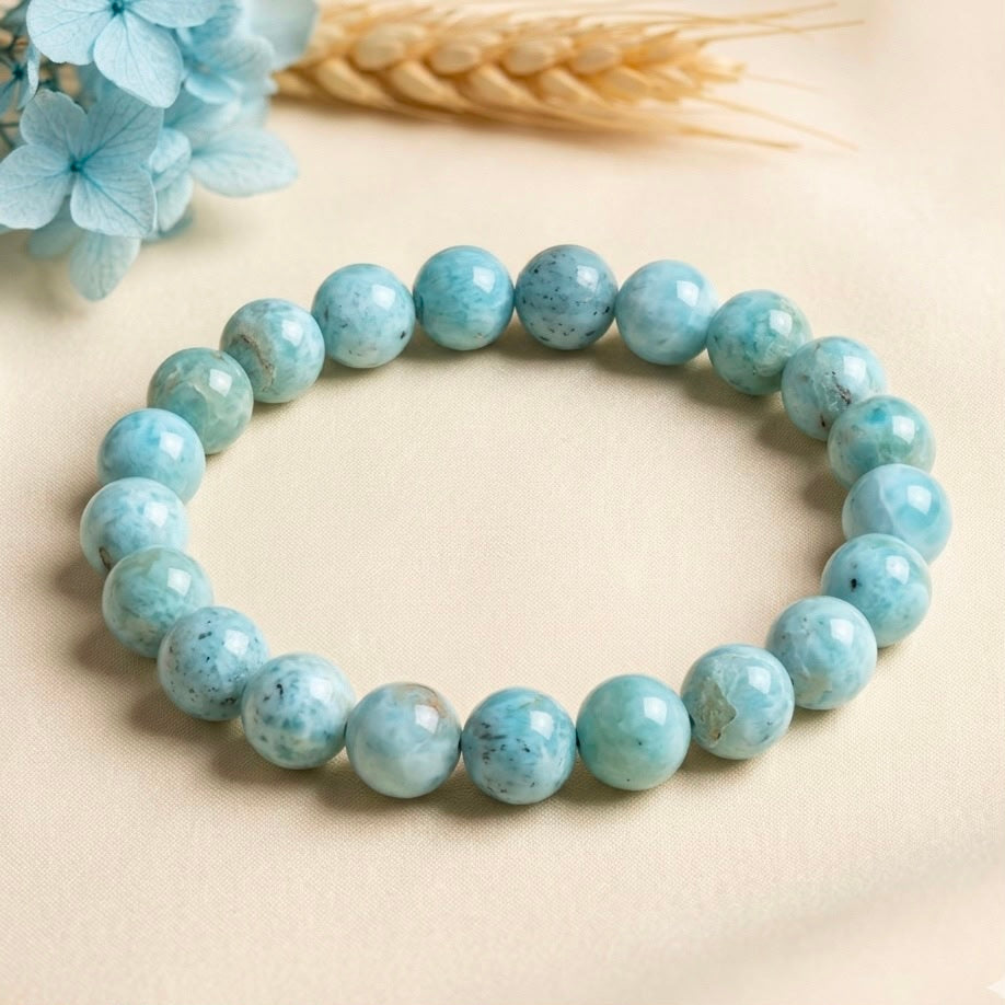 Larimar Bracelet (Calmness and Ocean Energy)