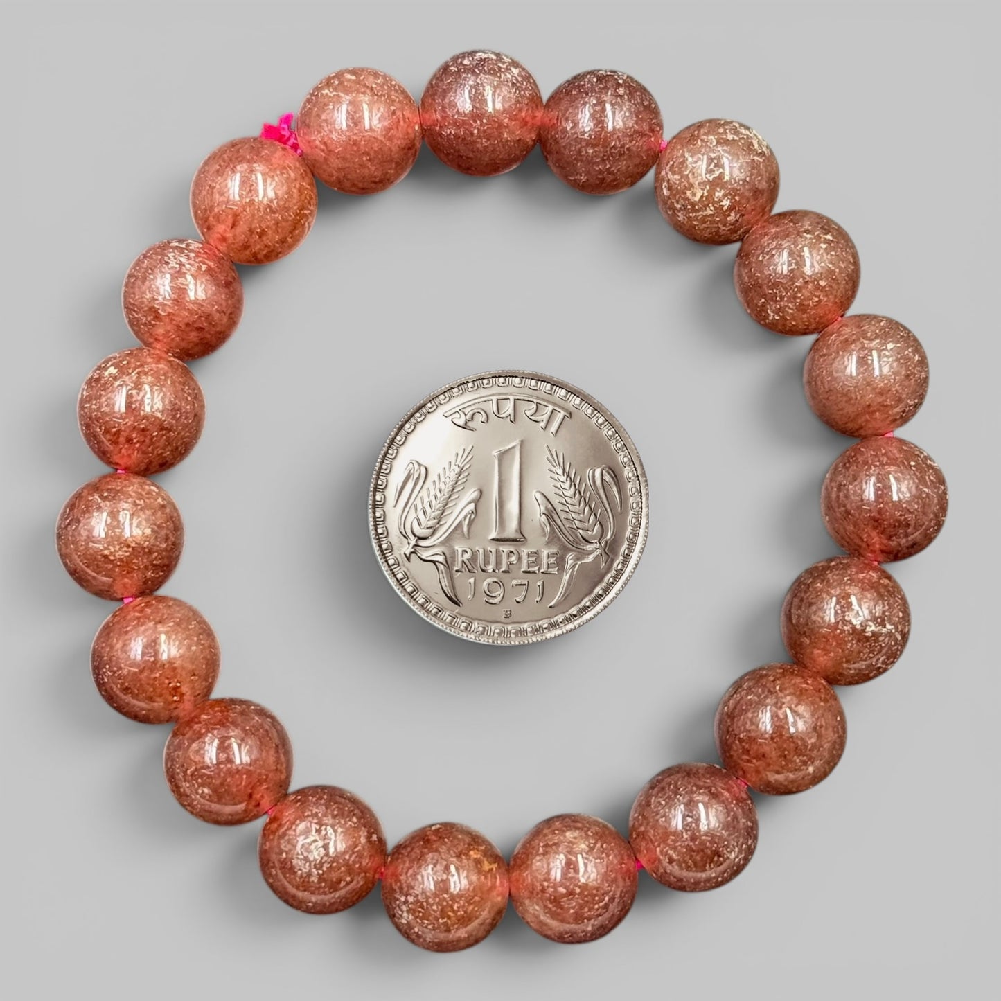 Strawberry Quartz Bracelet (Love and Emotional Healing)