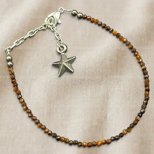 Tiger’s Eye Anklet (Confidence and Protection)
