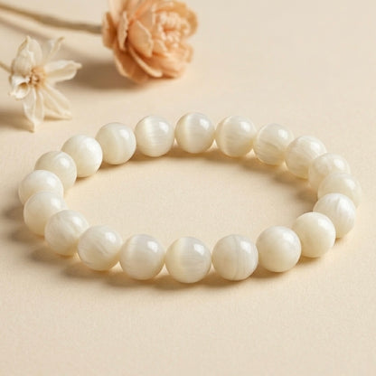 Mother of Pearl Bracelet (Calming Energy and Purity)