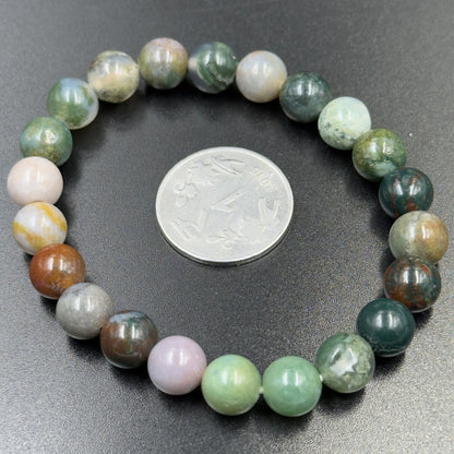 Indian Agate Bracelet (Strength, Stability and Inner Peace)
