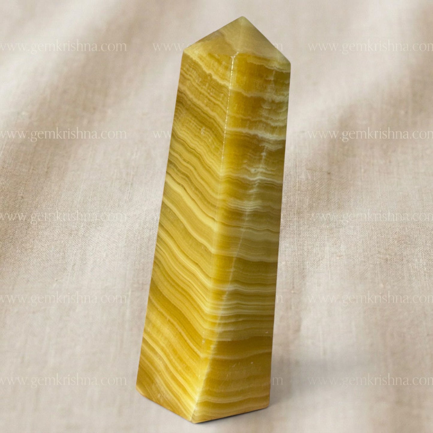 Yellow Tiger Eye Crystal Tower (Confidence and Protection)