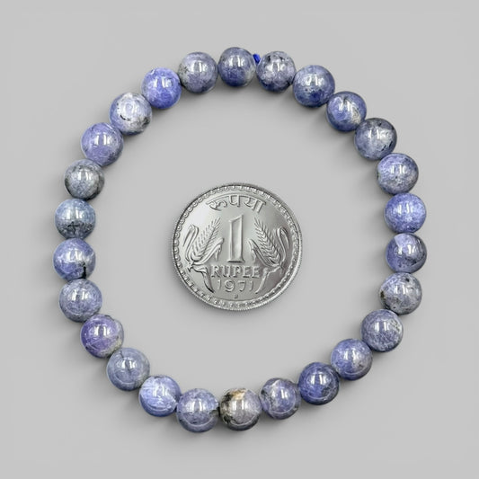 Natural Tanzanite Bracelet (Intuition and Spiritual Growth)