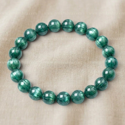 Green Kyanite Bracelet (Growth and Emotional Balance)