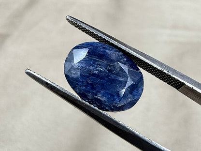 Madagascar Natural Blue Sapphire  No Treatment  6.43 carat