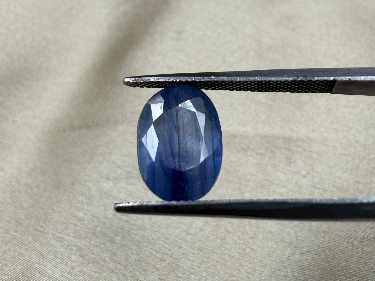 Madagascar Natural Blue Sapphire Glass Filling Treatment  6.25 carat
