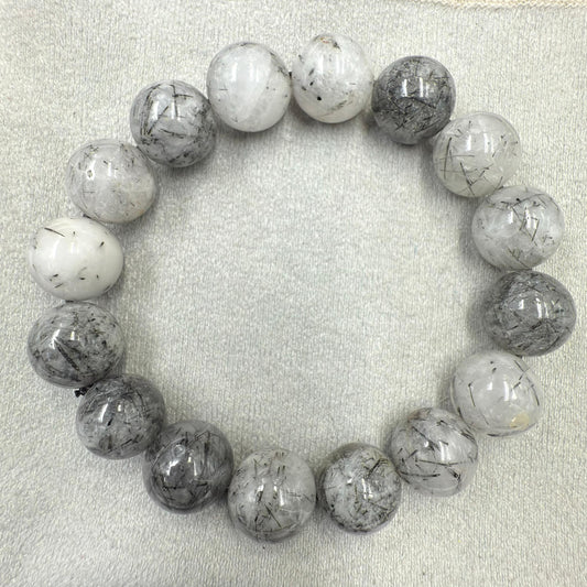 Black rutile quartz 12mm
