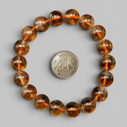 Natural Citrine Bracelet (Joy and Abundance)