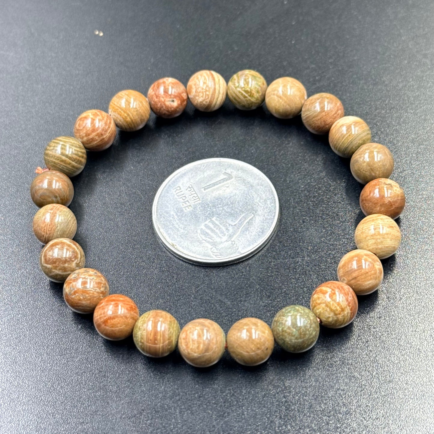 Color Cobble Bracelet for Grounding, Stability & Calm
