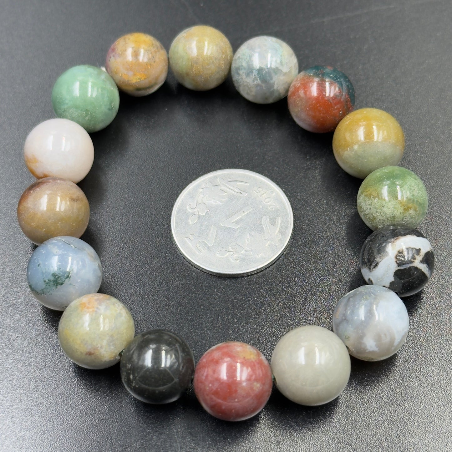Indian Agate Bracelet (Strength, Stability and Inner Peace)