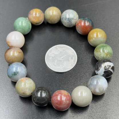 Indian Agate Bracelet (Strength, Stability and Inner Peace)