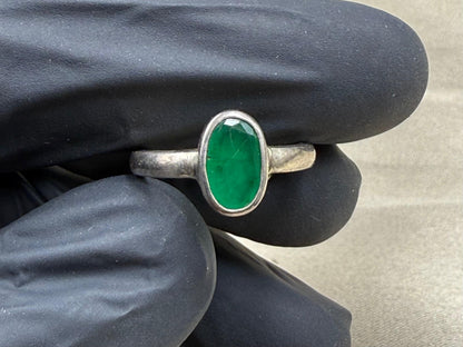Natural Emerald Ring – Oval Cut  1.57 carat  CSN008368