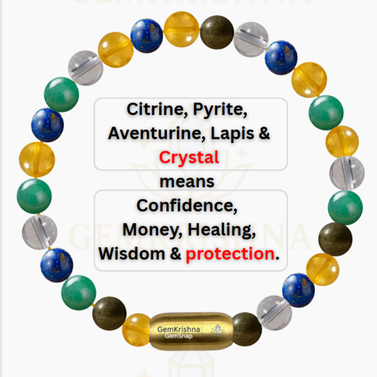 Confidence & Prosperity Crystal Bracelet
