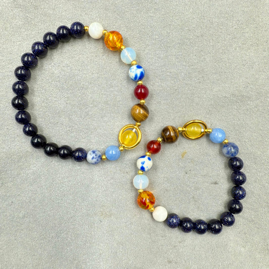 Celestial Bracelet Pair 8mm