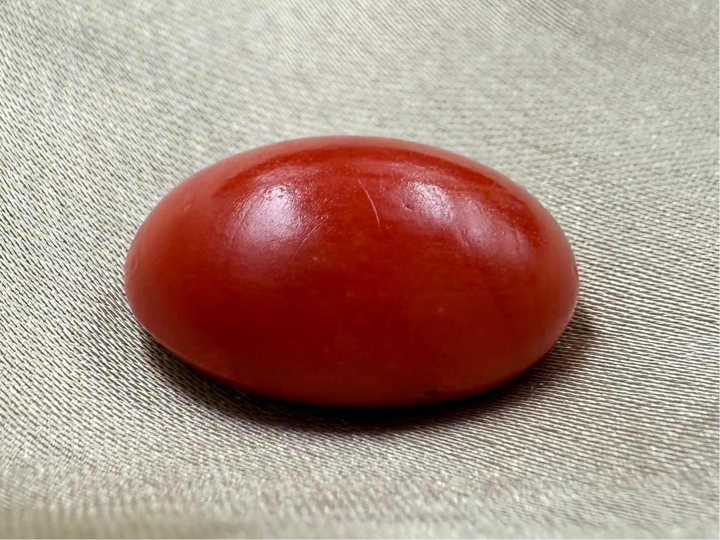 Natural Japanese Red Coral (Moonga)  13.21 Carat