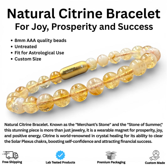 Natural Citrine Bracelet
