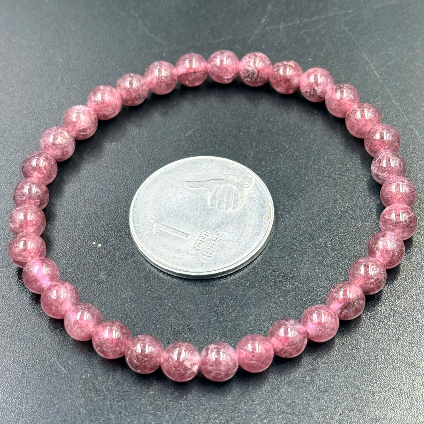 Strawberry Quartz Bracelet for Love, Joy & Heart Healing