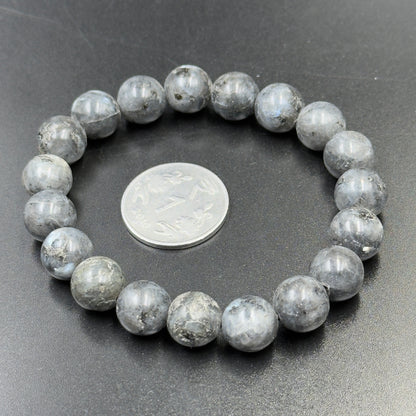 Labradorite Black and White Bracelet (Intuition and Protection)