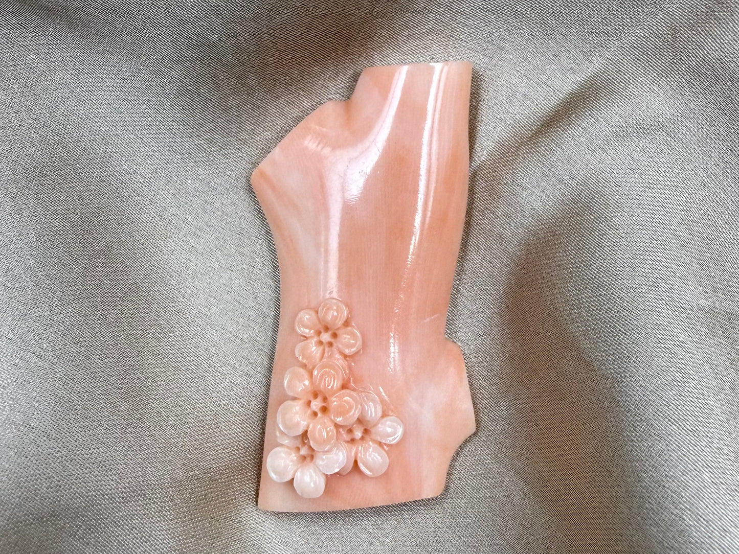 Natural Red Coral / Moonga  Floral Set (3 piece)