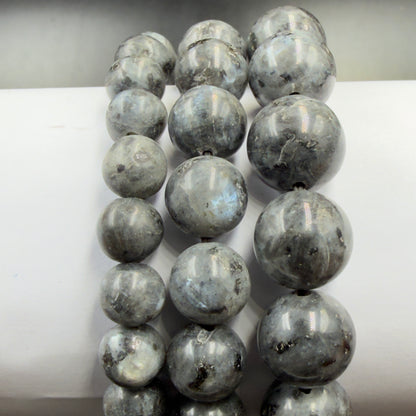 Labradorite Black and White Bracelet (Intuition and Protection)