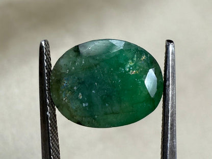 Natural Emerald  Round Shape cut stone  4 carat