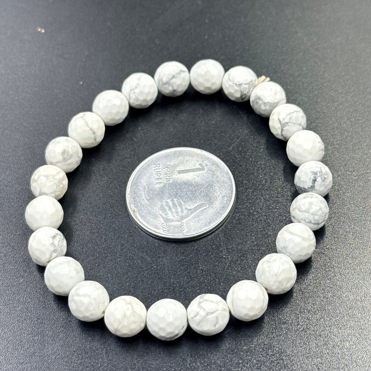 Howlite Bracelet for Calm, Stress Relief & Better Sleep