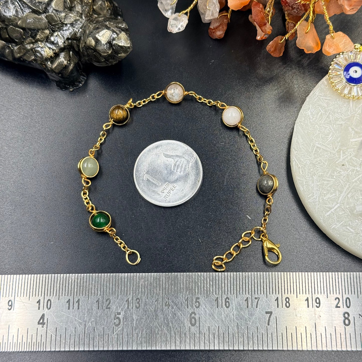 Money Magnet Natural Crystal Bracelet